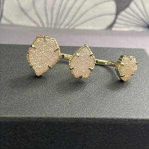 Kendra Scott Naomi Ring - White Drusy S/M